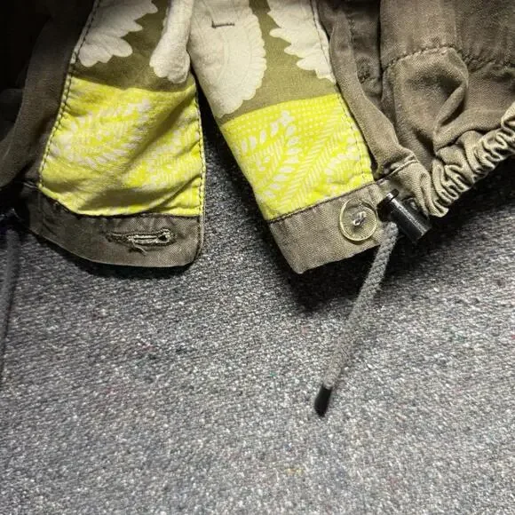 Free People Utility Military Green Jacket Size Small - Picture 10 of 11